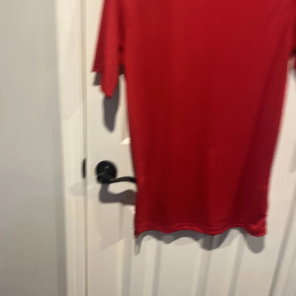 French Toast Polo Short Unisex XXL (18/20) Red Uniform Button Pique Polo‎